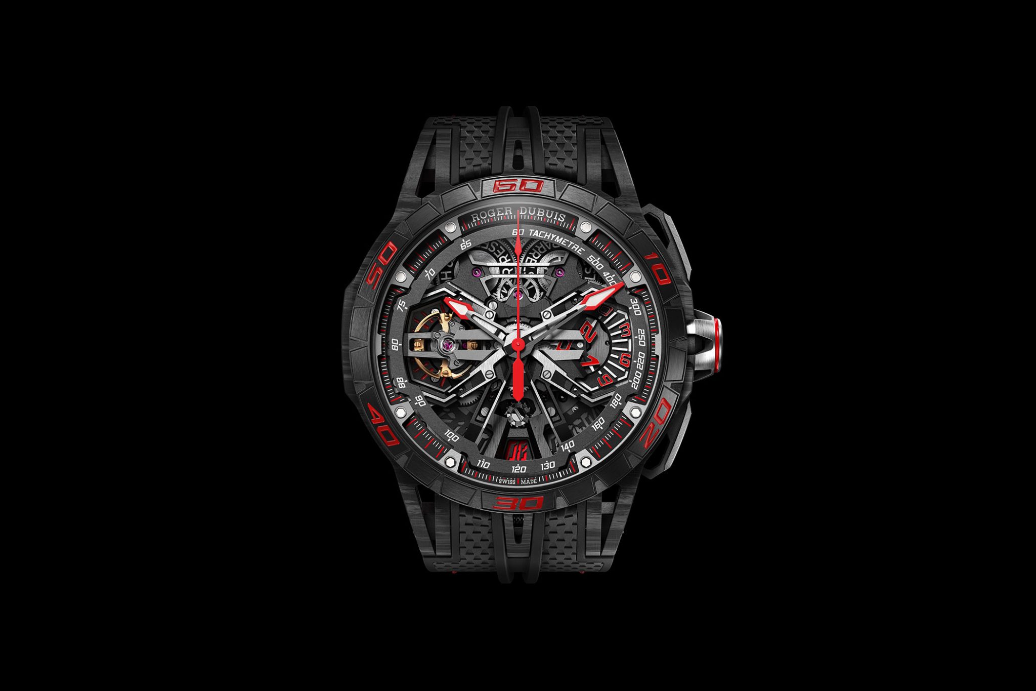 Roger-Dubuis-Excalibur-Spider-Flyback-Chronograph-RDDBEX1046-Schwarz-Rot