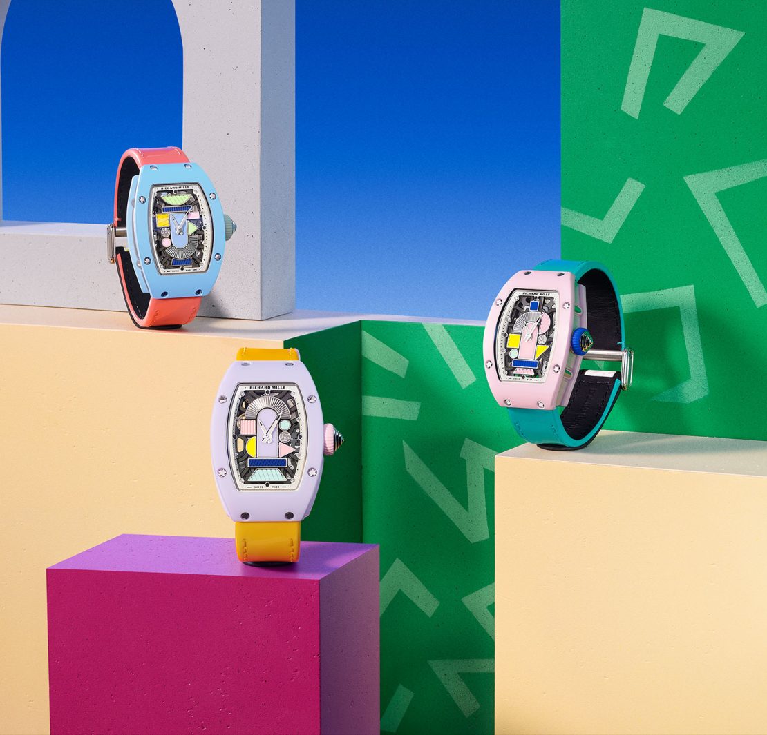 Richard Mille 07 01 Coloured Ceramics 80er Jahre Design trifft auf moderne Technologie Swisswatches Magazine