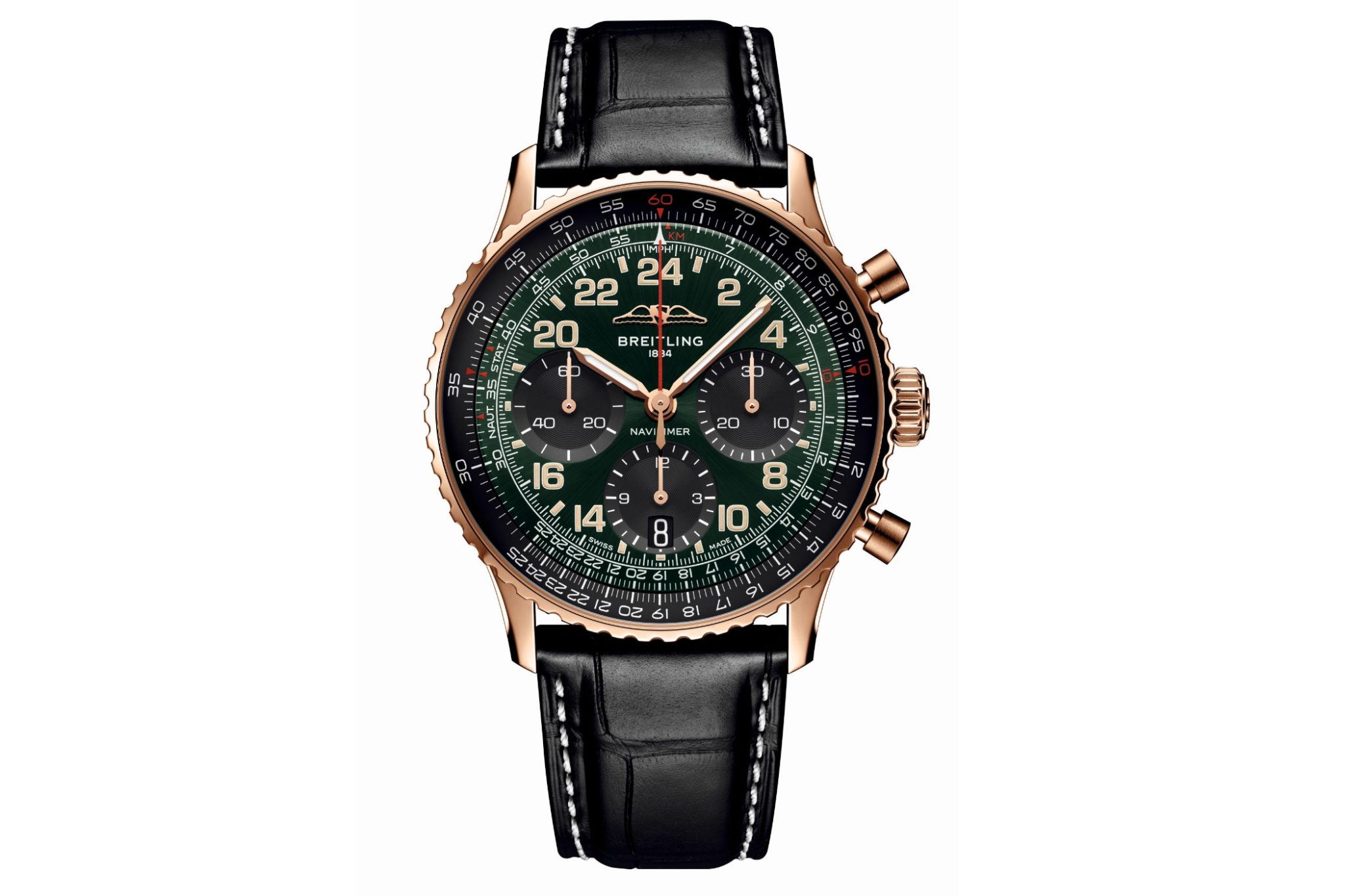 breitling-navitimer-b12-chronograph-41-cosmonaute-limited-edition-green-front