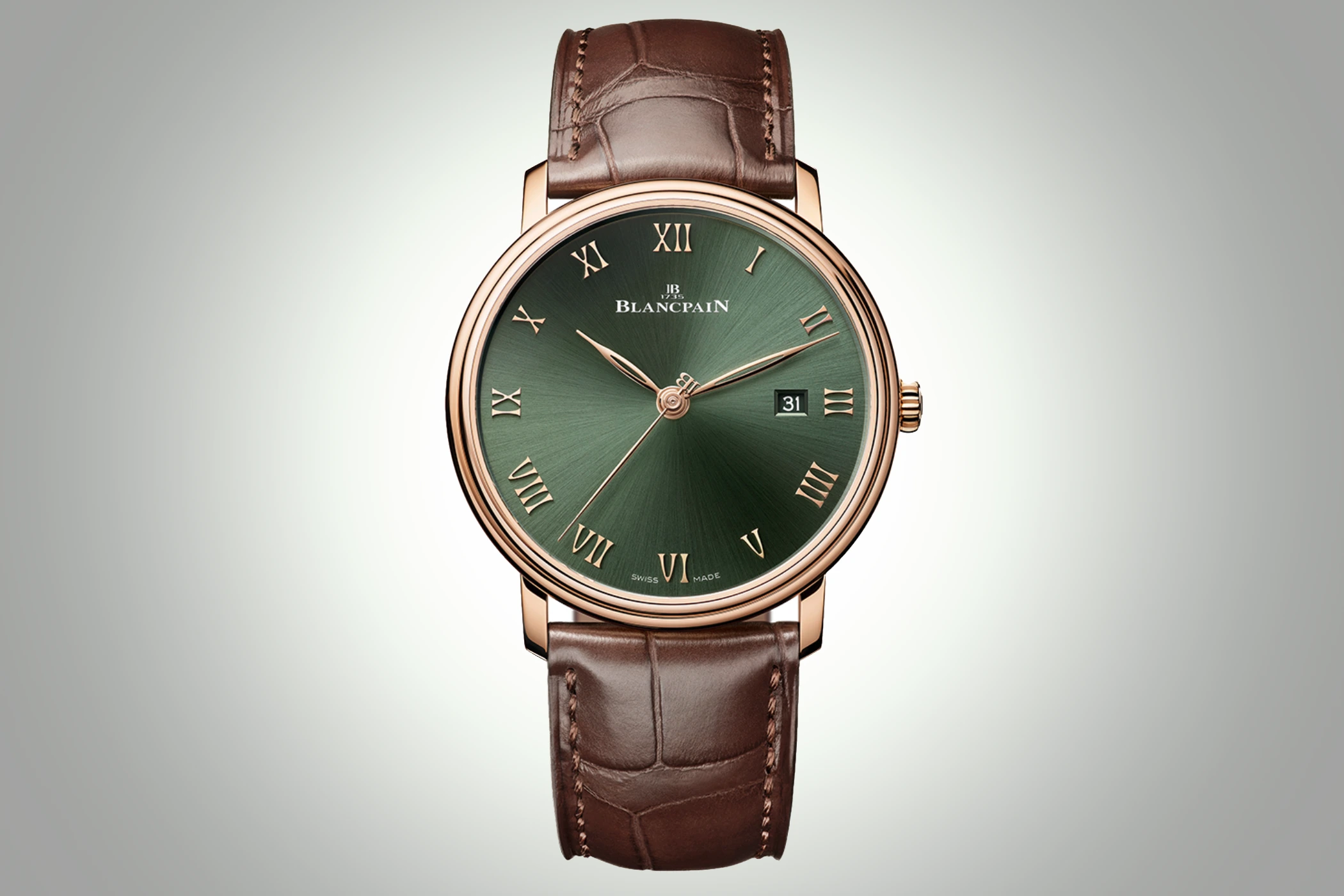 Blancpain Villeret Komplexe Zeitmesser mit waldgrünen Zifferblättern