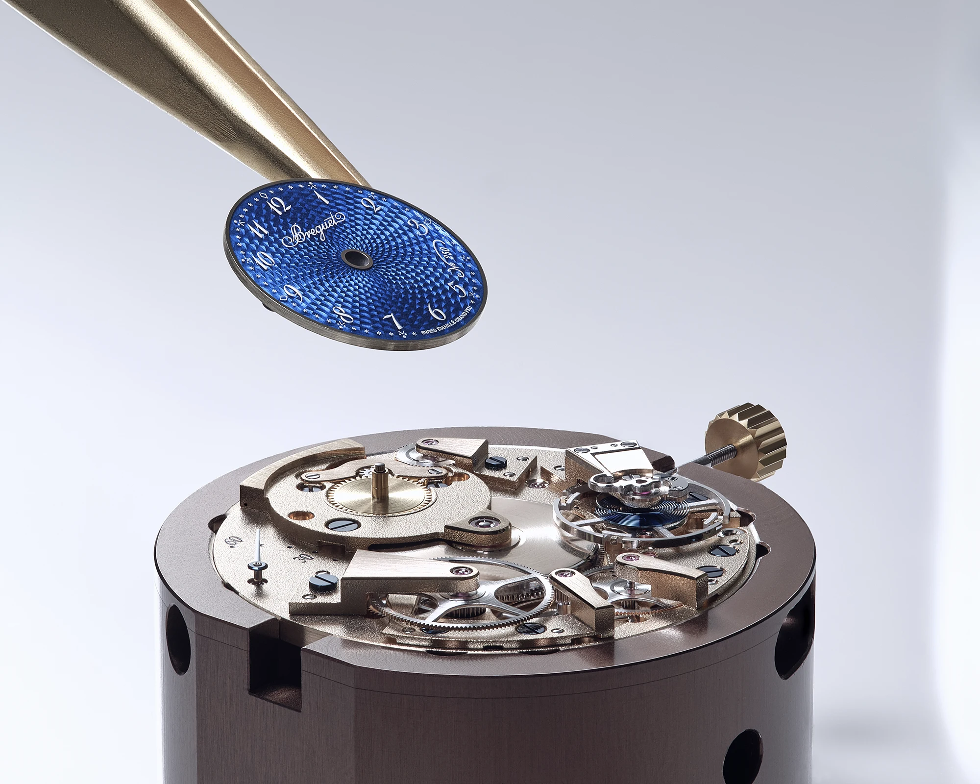 Das Zifferblatt der Breguet Tradition Seconde Rétrograde 7035BH/H2/9V6