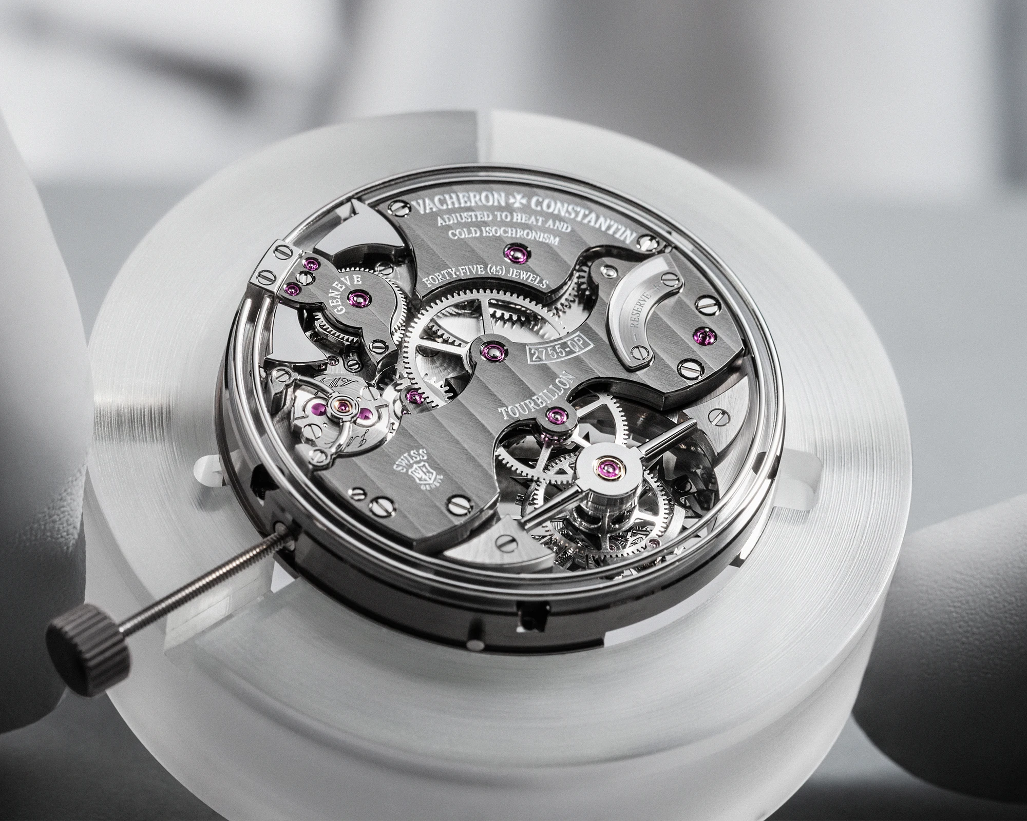 Das Uhrwerk 2755-QP der Vacheron Constantin Overseas Grand Complication Openface Ref. 6510V/110T-128C