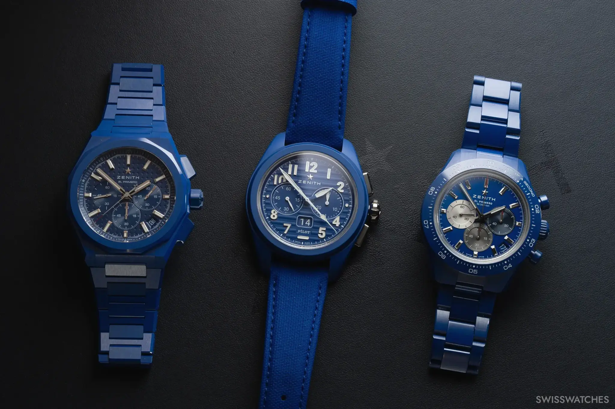 Drei Zenith Modelle zum 160. Jubilaeum - Defy Skyline, Pilot Big Date und Chronomaster Sport